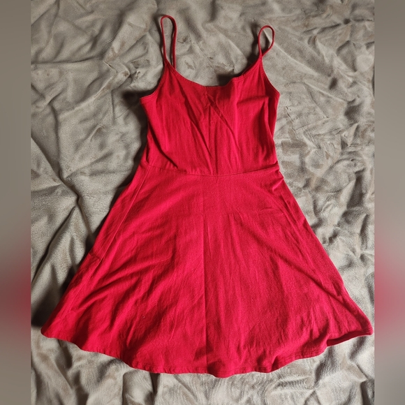 Red Summer Mini Dress - Picture 2 of 2